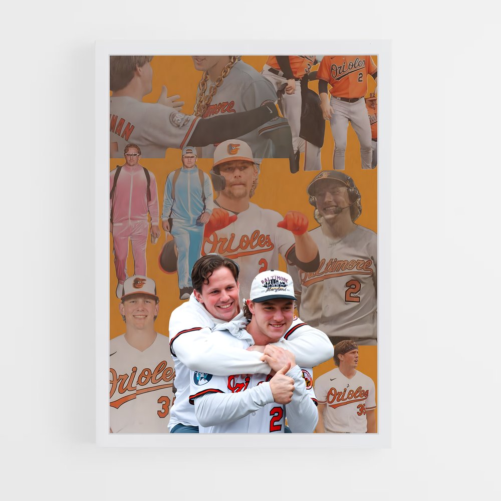 Poster Home Run Brothers – affiche Baseball (vue 3)
